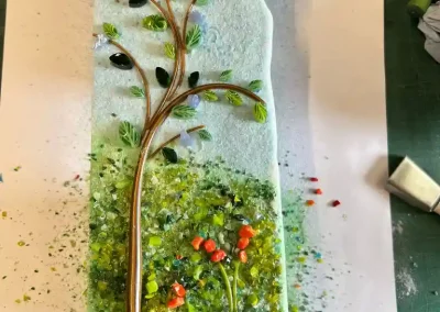 Glass art - tree
