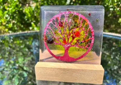 Glass art - Tree of life