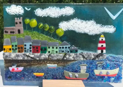 Cornish Harbour Glass Art